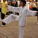 Kung fu corner nel Kowloon Park 